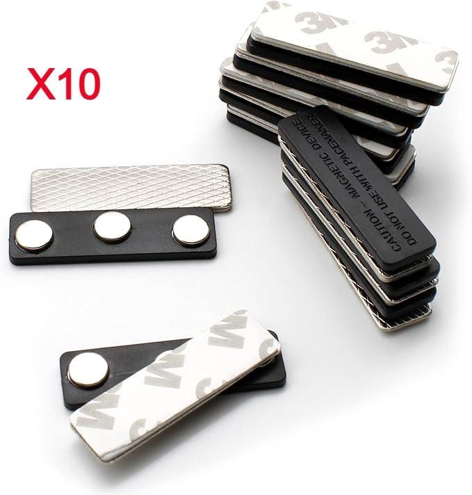 Immagine prodotto Swissdetector Magneti - Portabadge potenti e di alta qualità ( X10 ) (10 x)