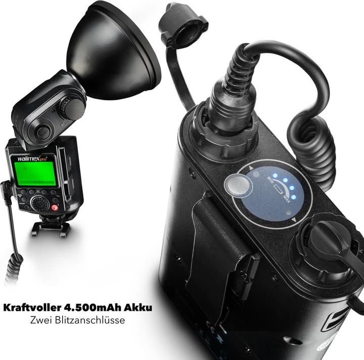 Actual product image Walimex Light Shooter 360 TTL Nikon + Power Porta (Plug-on flash, Nikon)