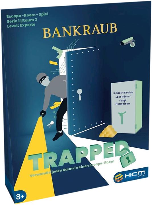 Immagine prodotto HCM Kinzel Trapped: The Bank Robbery - Escape Adventure, 2-6 giocatori, da 8 anni (DE edition) (Tedesco)
