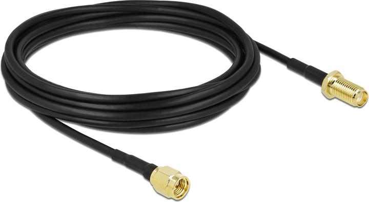 Actual product image Delock Antenna cable LTE/5G, CFD/LRM100 SMA to SMA, 5 m (0.99 dB, Antenna cable)