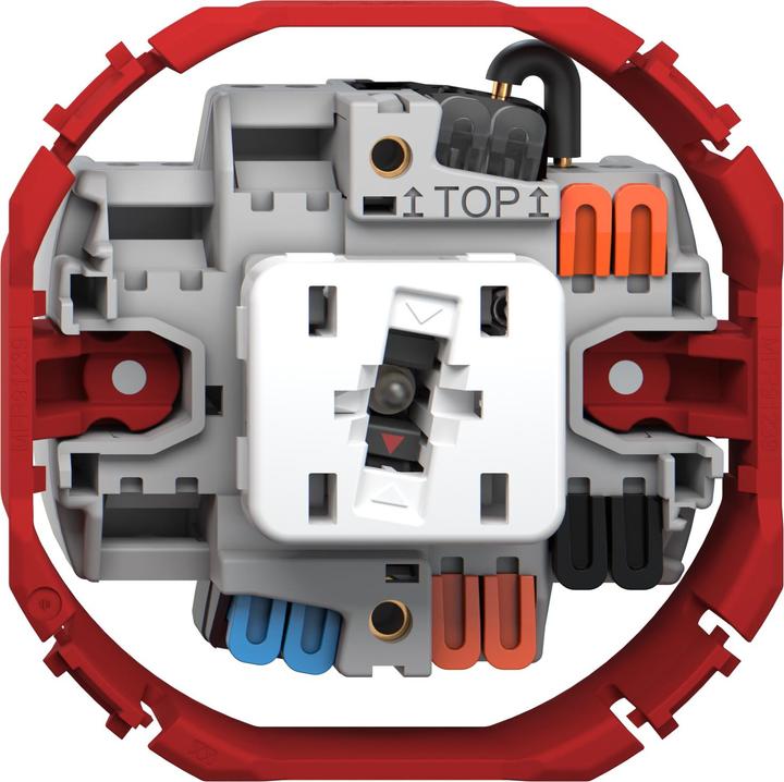 Image du produit Feller Druckschalter mit LED rot, KS /Sch 3, Edizio.Liv