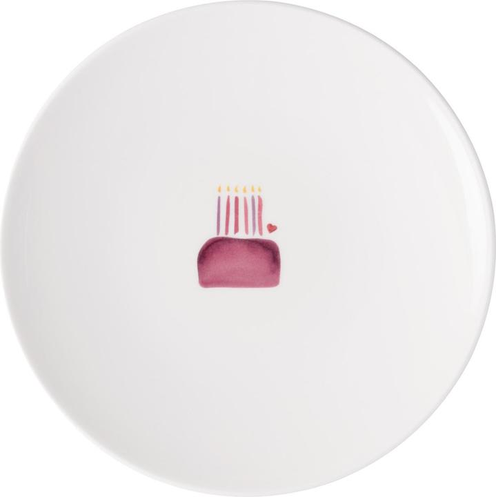 Immagine prodotto Villeroy & Boch Piatto per la colazione Buon compleanno con amore (1 x, 21.20 cm)