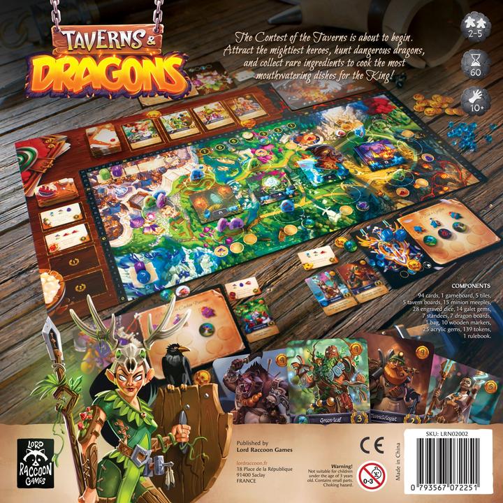Produktbild Lord Raccoon Games Taverns & Dragons (Französisch)