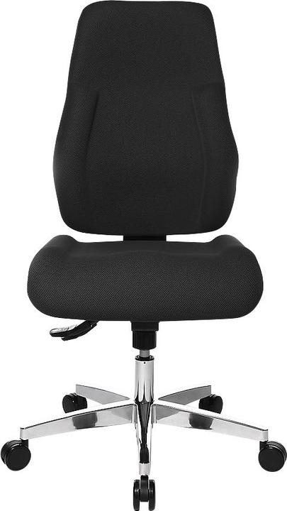 Actual product image Topstar Office chair FEEL GOOD, synchronous mechanism, without armrests, high backrest, large trough...