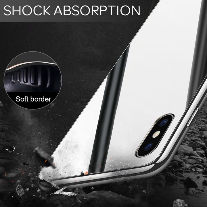 Image du produit Nalia Housse de miroir en verre trempé (Apple iPhone X, Apple iPhone XS)