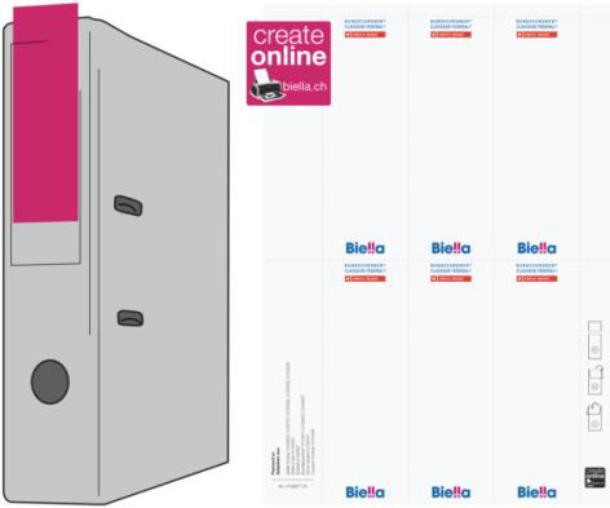 Actual product image Biella Back label
