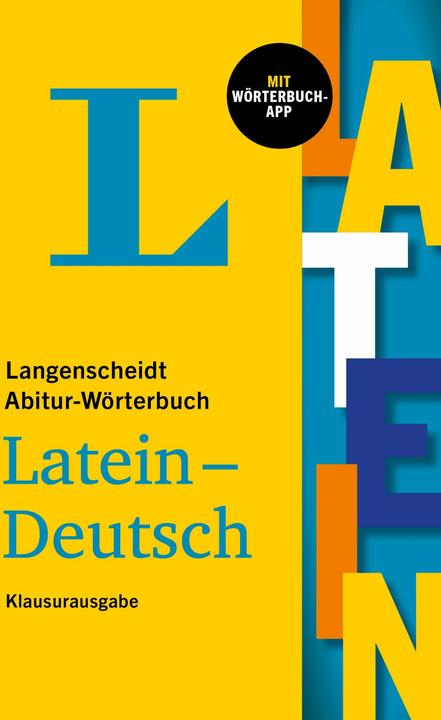 Energy Label Langenscheidt Abitur-Wörterbuch Latein Klausurausgabe (German, Latin, 2025)