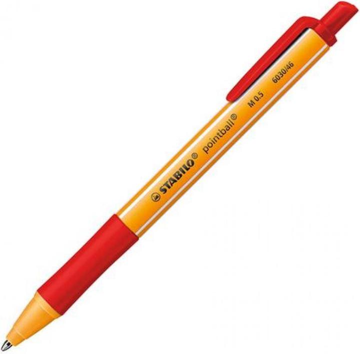 Immagine prodotto STABILO biro retrattili pointball (Rosso, 1 x)
