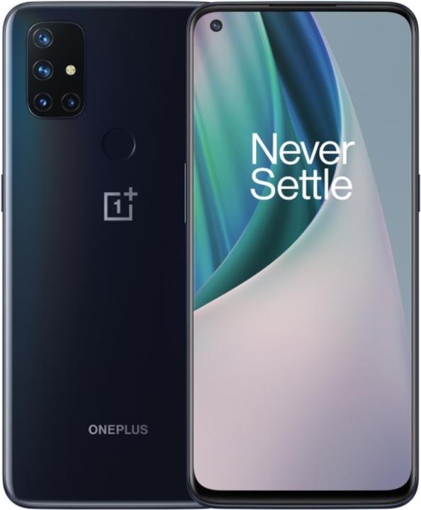 Produktbild OnePlus Nord N10 (128 GB, Midnight Ice, 6.49", Hybrid Dual SIM, 64 Mpx, 5G)