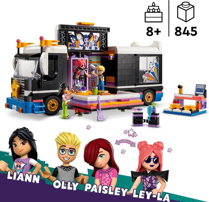 Produktbild LEGO Popstar-Tourbus (42619, LEGO Friends)