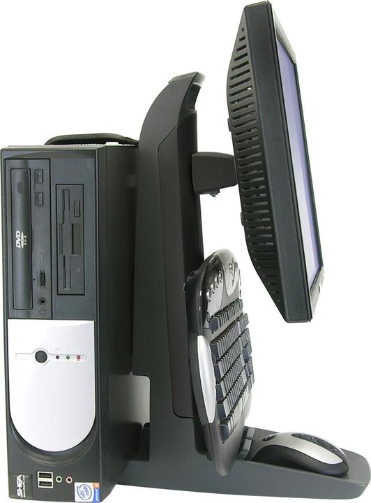 Neo-Flex Monitor Standfuss mit patentierter CF-Technologie (Tisch, 24")