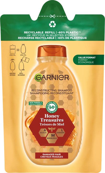 Garnier Ultra Doux Honey Treasures (250 ml, Flüssiges Shampoo)