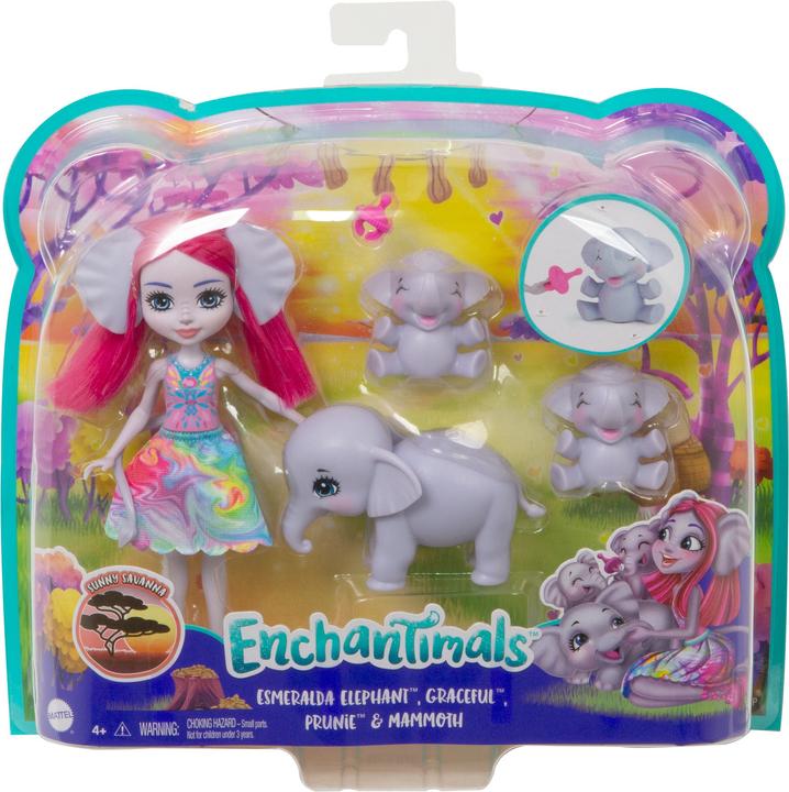 Actual product image Enchantimals Esmeralda Elephant Doll
