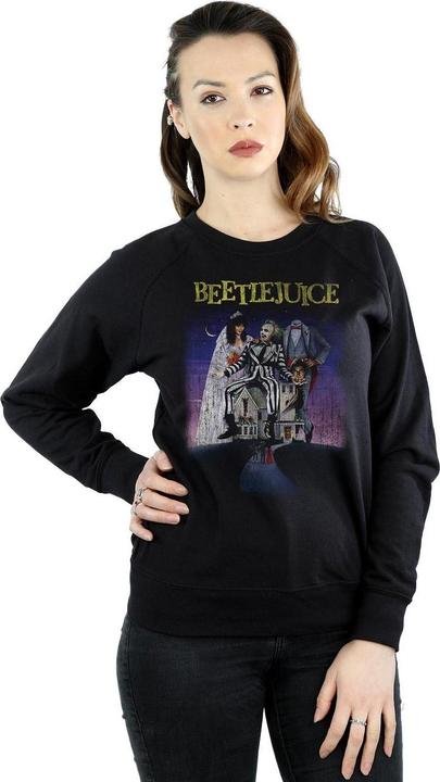 Immagine prodotto Beetlejuice Distressed Poster Felpa Donna (M)