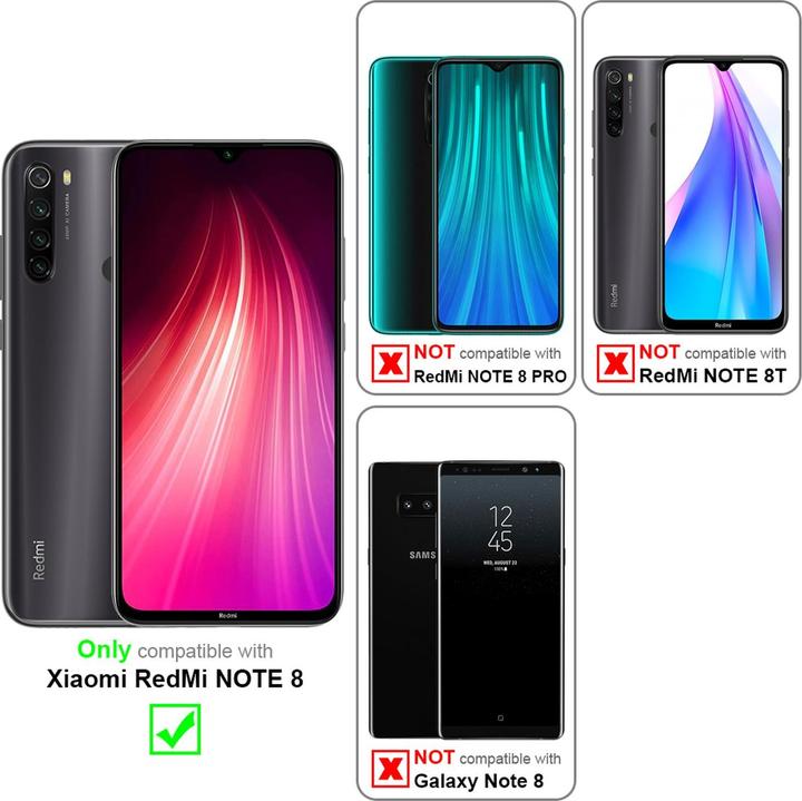 Productafbeelding Cadorabo Boek Onzichtbare Magneethoes (Xiaomi Redmi Note 8)