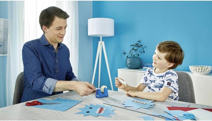 Produktbild tesa EASY CUT SMART Klebebandabroller für Tische, mit Anti-Rutsch-Technologie, inkl. 4 Rollen tesafilm