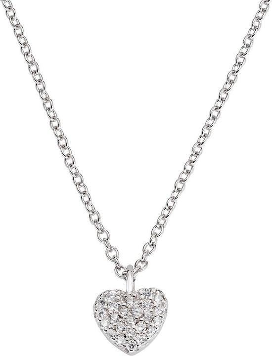 Actual product image Amen Heart Necklace (Silver 925, 40 - 45 cm)