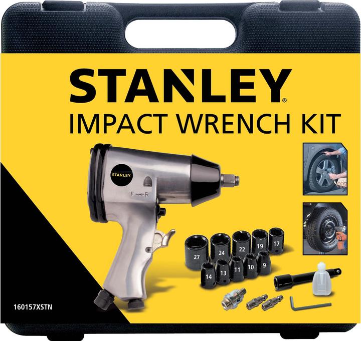 Produktbild Stanley Schlagschrauber Set (Druckluft)