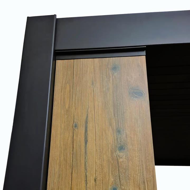 Actual product image Weide Wall element in oak wood with 3D look 31cm made of aluminium (6 cm, 31 cm)