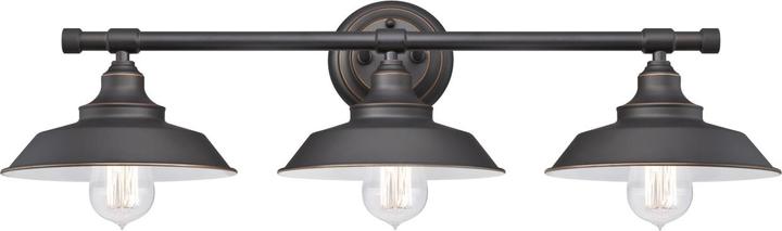 Immagine prodotto Westinghouse Lampada da parete Iron Hill Bronzo oliato a tre fiamme (E27)