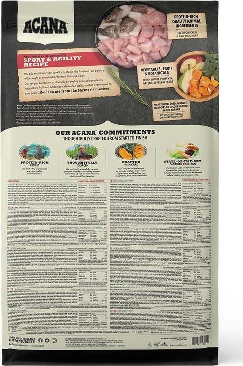 Immagine prodotto Acana Sport & Agility (Adulto, 1 pz., 11400 g)