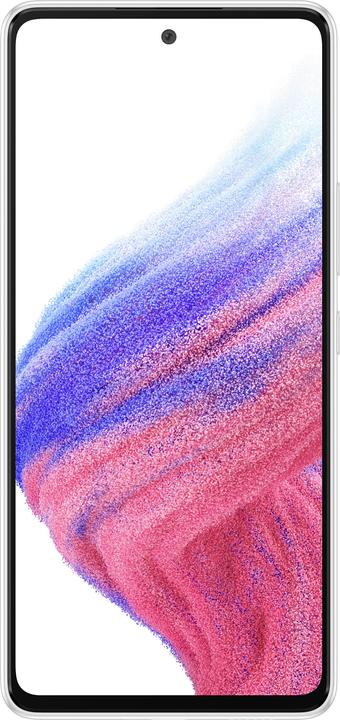 Produktbild Samsung Galaxy A53 5G (128 GB, Awesome White, 6.50", Hybrid Dual SIM, 64 Mpx, 5G)