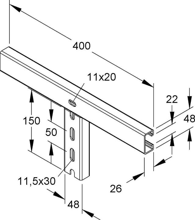 Image du produit Niedax Adaptateur à pince KKAT 300 (0.20 m)