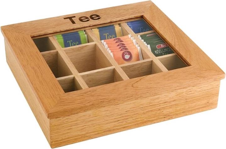 Image du produit APS Boîte à thé, 12 compartiments