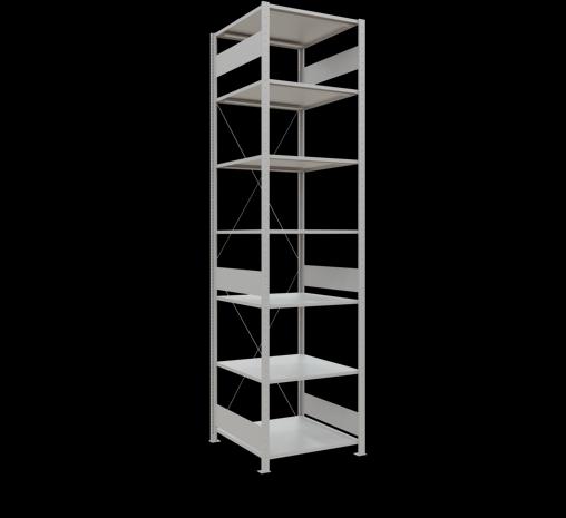 Actual product image Schulte Lagertechnik MULTIplus150 basic racking system with cross braces