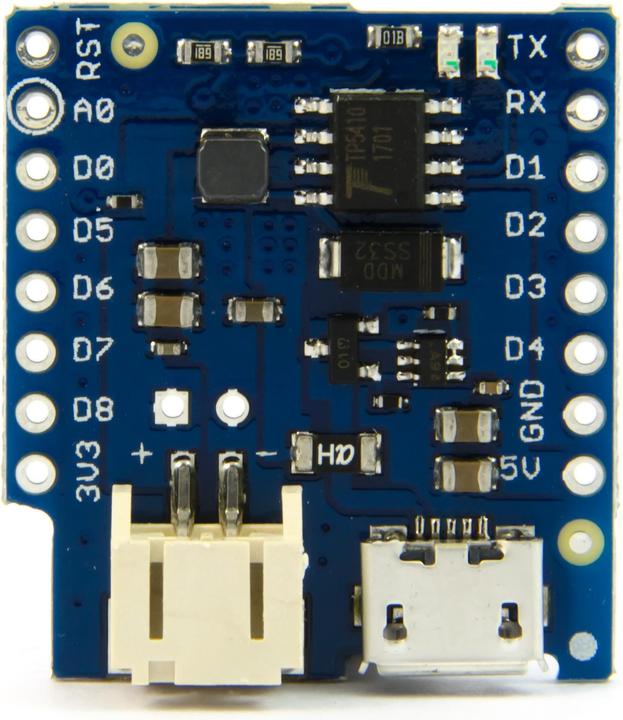 Produktbild Purecrea WeMos D1 Mini LIPO Batterie Shield V1.2.0