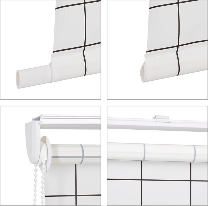 Actual product image Relaxdays Shower roller blind (120 x 4.5 x 245 cm)