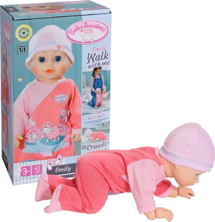 Actual product image Zapf Creation Baby Annabell Emily run with me