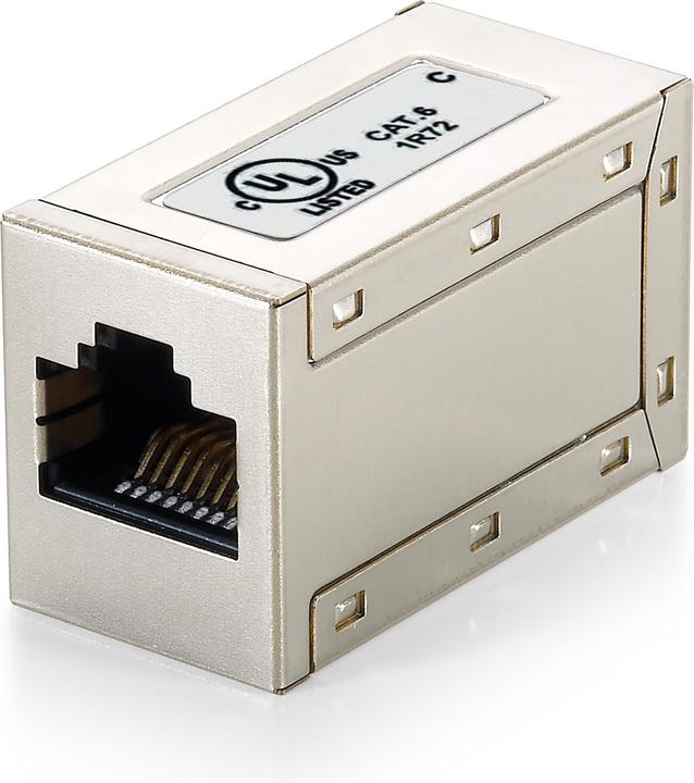 Produktbild equip Verbinder RJ45 1:1 B/B fuer Cat.6 Patchkabel vollgeschirmt Belegung 1:1 (Netzwerk Kupplung)