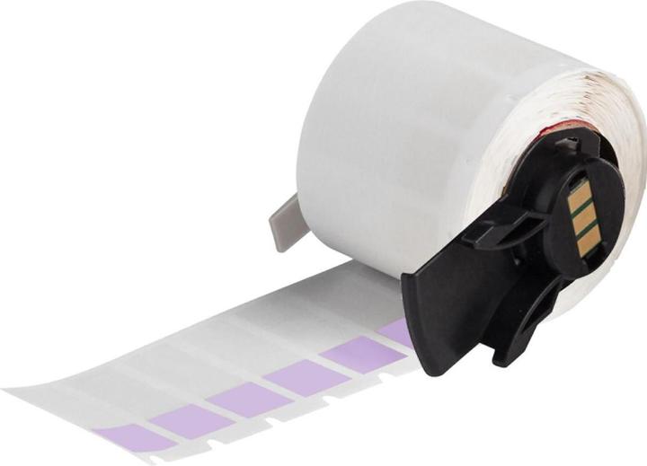 Productafbeelding Brady PTL-29-427-PL, vinyl, zelflaminerend, paars/transparant, mat, 12,70 x 12,70(38,10) mm