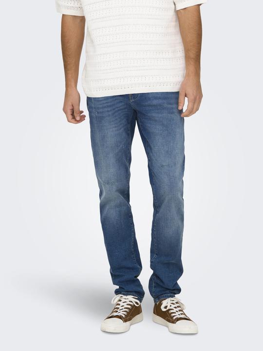 Actual product image Only & Sons ONSLOOM Low Waist Slim Fit Jeans Slim Fit Jeans (28)