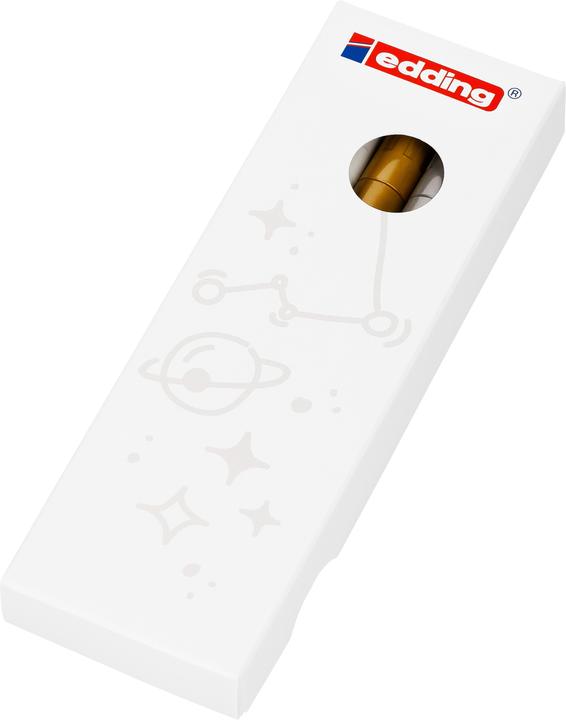 Image du produit Edding 751 - Marqueur à peinture (Multicolore, 2 mm, 3 x)