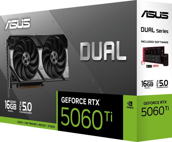 Produktbild ASUS DUAL RTX 5060 TI (16 GB)