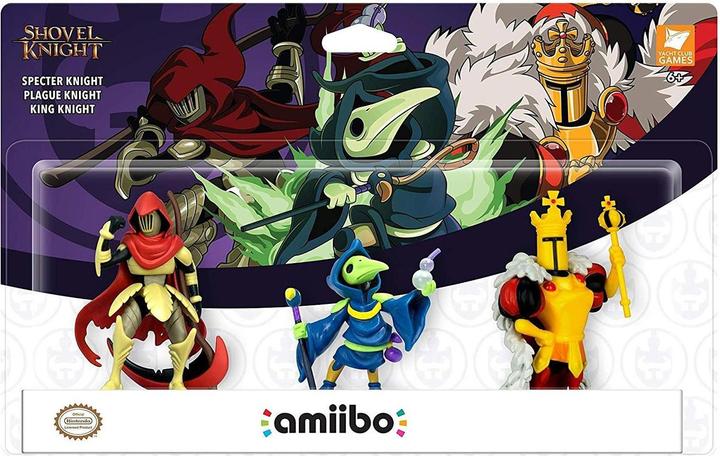 Actual product image Nintendo Amiibo Figure: Shovel Knight Triple Pack (Specter/Plague/King) (Wii U, 3DS, Switch)
