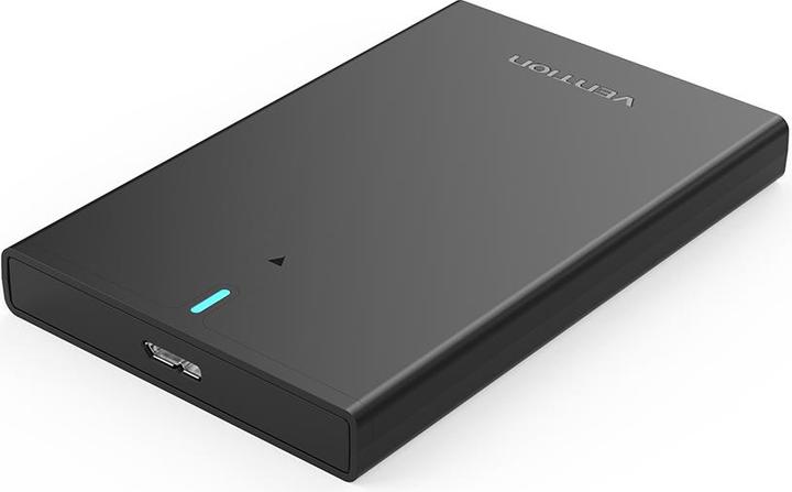 Actual product image Vention 2.5 Inch SATA Hard Drive Enclosure (USB 3.0 Micro-B) Black (2.5")