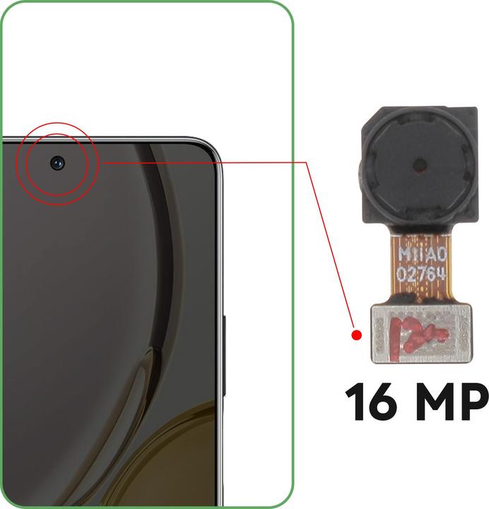 Actual product image Clappio Front camera spare part (Honor Magic 4 Lite)