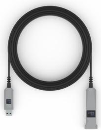 Actual product image Huddly USB 3 AOC CABLE, AM-AF, L=10m (10 m, USB 3.2 Gen 1)