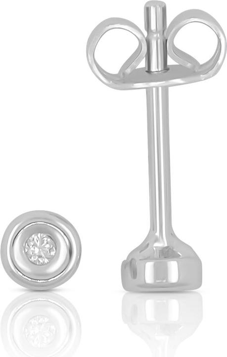 Actual product image Muau Stud earrings (White gold)
