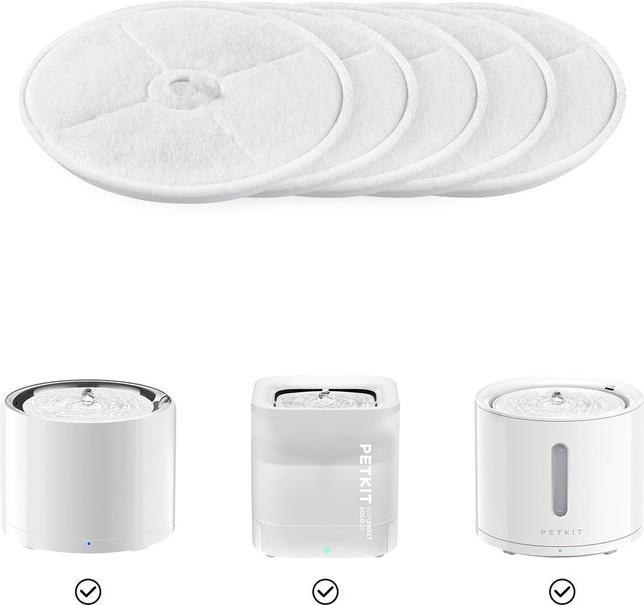 Actual product image Petkit Filter 3.0 for Eversweet 3 / 5 Mini / Wireless / Solo / Solo 2 Pet Water Fountain 5-Pack