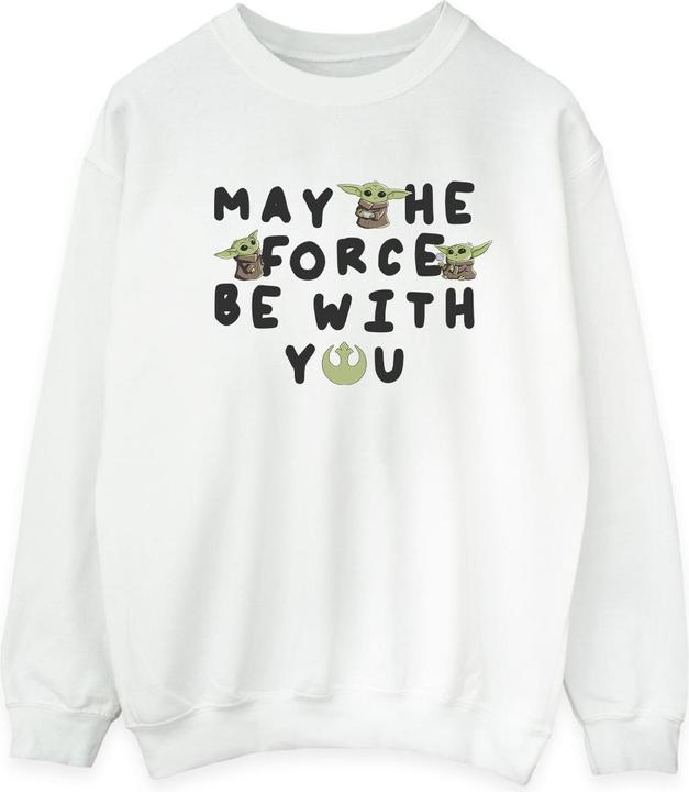 Star Wars The Mandalorian Grogu May The Force Be With You Sweatshirt (S)