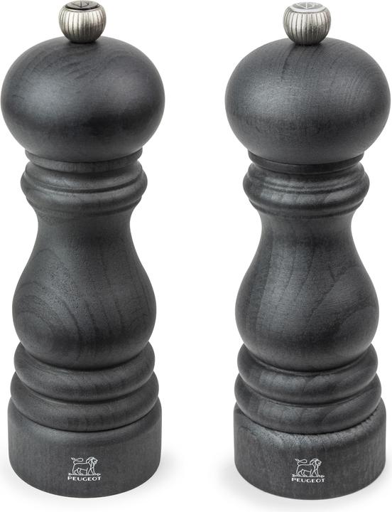Produktbild Peugeot Salt and pepper grinder set Paris 18 cm Graphite Beech (Pfeffer, Salz)