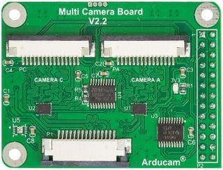 Produktbild Arducam Multi Camera Adapter Module (Accommodate up to four 5MP or 8MP Raspberry Pi cameras)