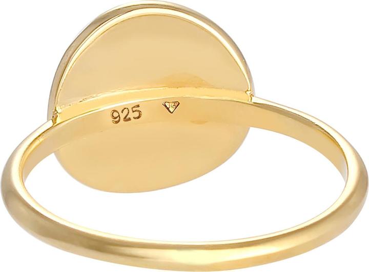 Produktbild Elli Ring Dot Plättchen Gehämmert 925 Silber (52, 925 Silber)