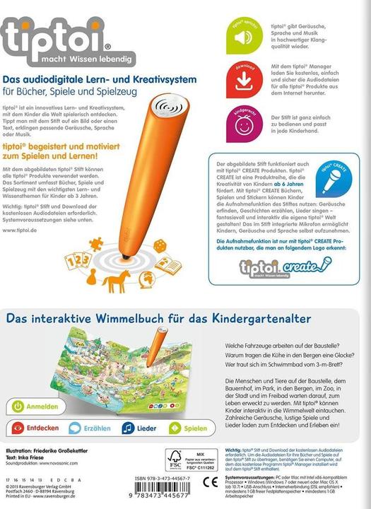 Produktbild tiptoi Mein grosses Wimmelbuch (Deutsch, Inka Friese)