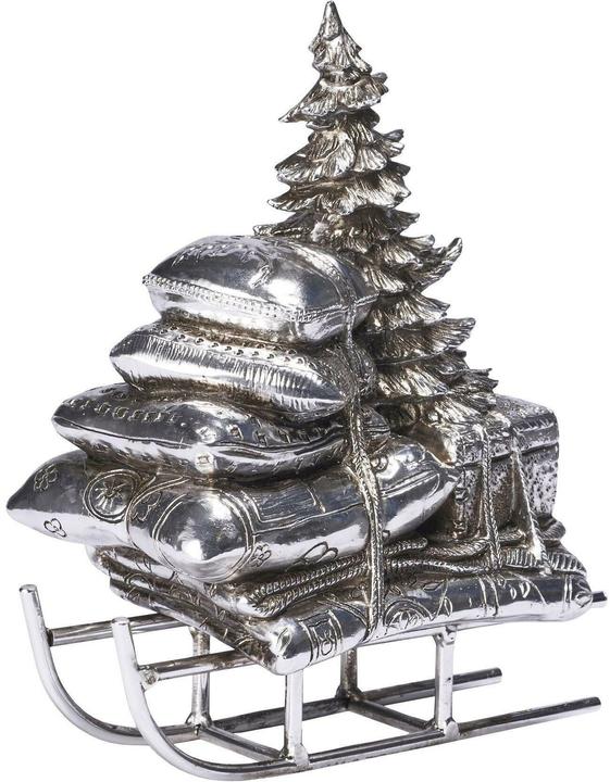 Lene Bjerre Deko Schlitten Serafina 17 cm, Silber