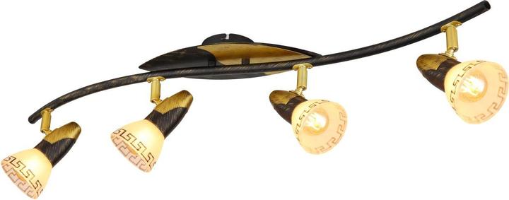 Actual product image Globo Spotlight NOVARA, gold patinated, 5449-4 (E14)